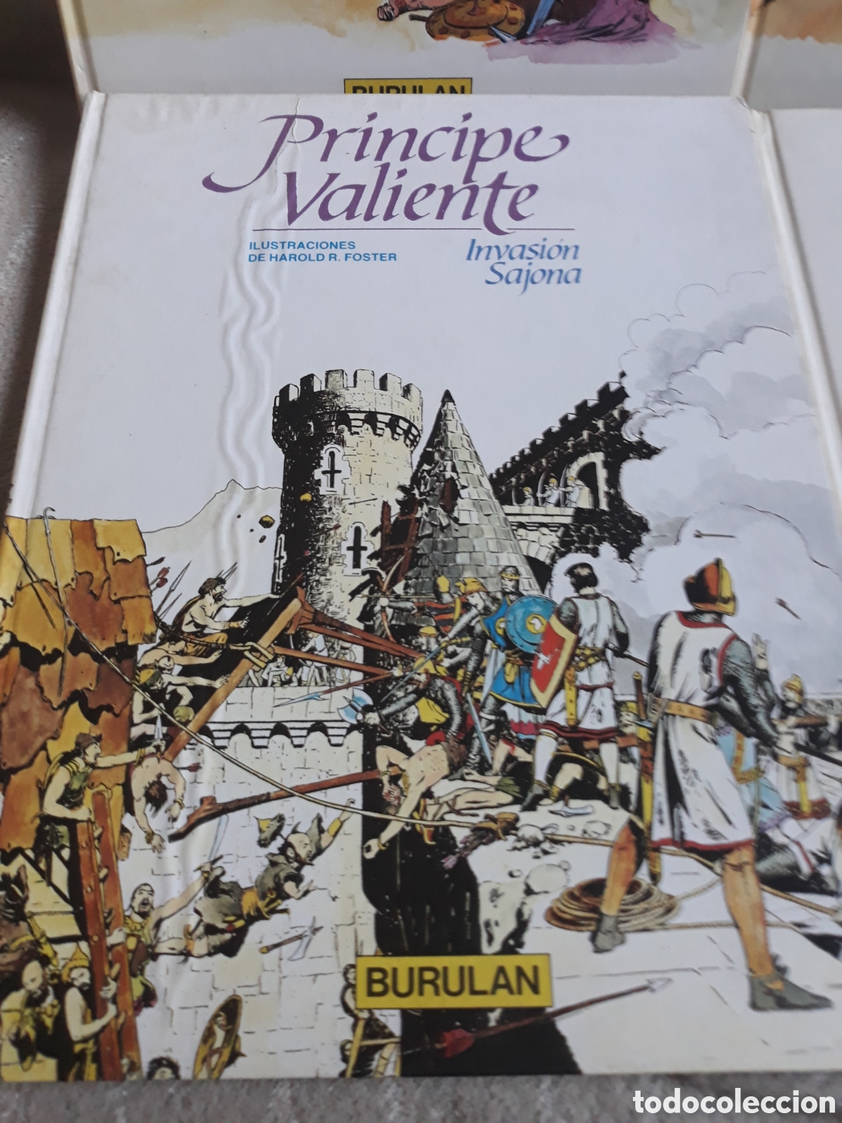 Tebeos: PRINCIPE VALIENTE BURULAN TOMOS 1 AL 4 (COMPLETA) - Foto 2