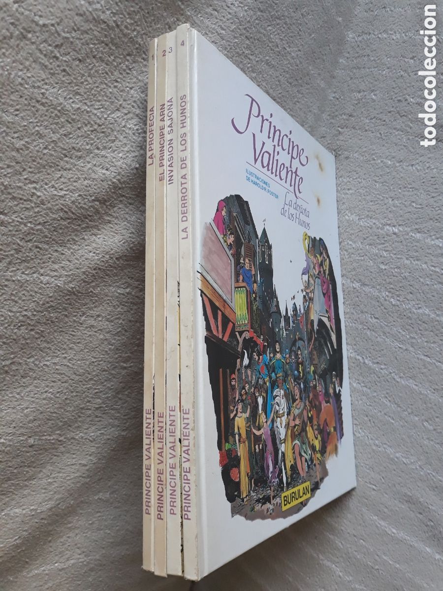 Tebeos: PRINCIPE VALIENTE BURULAN TOMOS 1 AL 4 (COMPLETA) - Foto 6