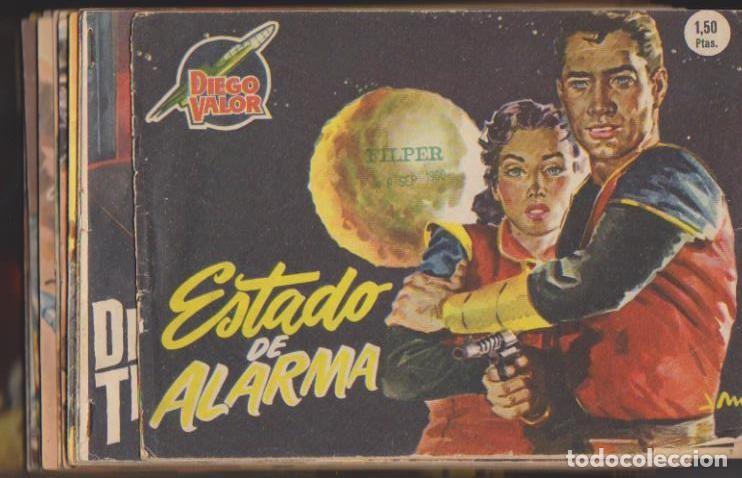 Tebeos: Diego Valor 2&ordf;. Editorial Cid 1956. Completa 44 ejemplares. - Foto 2