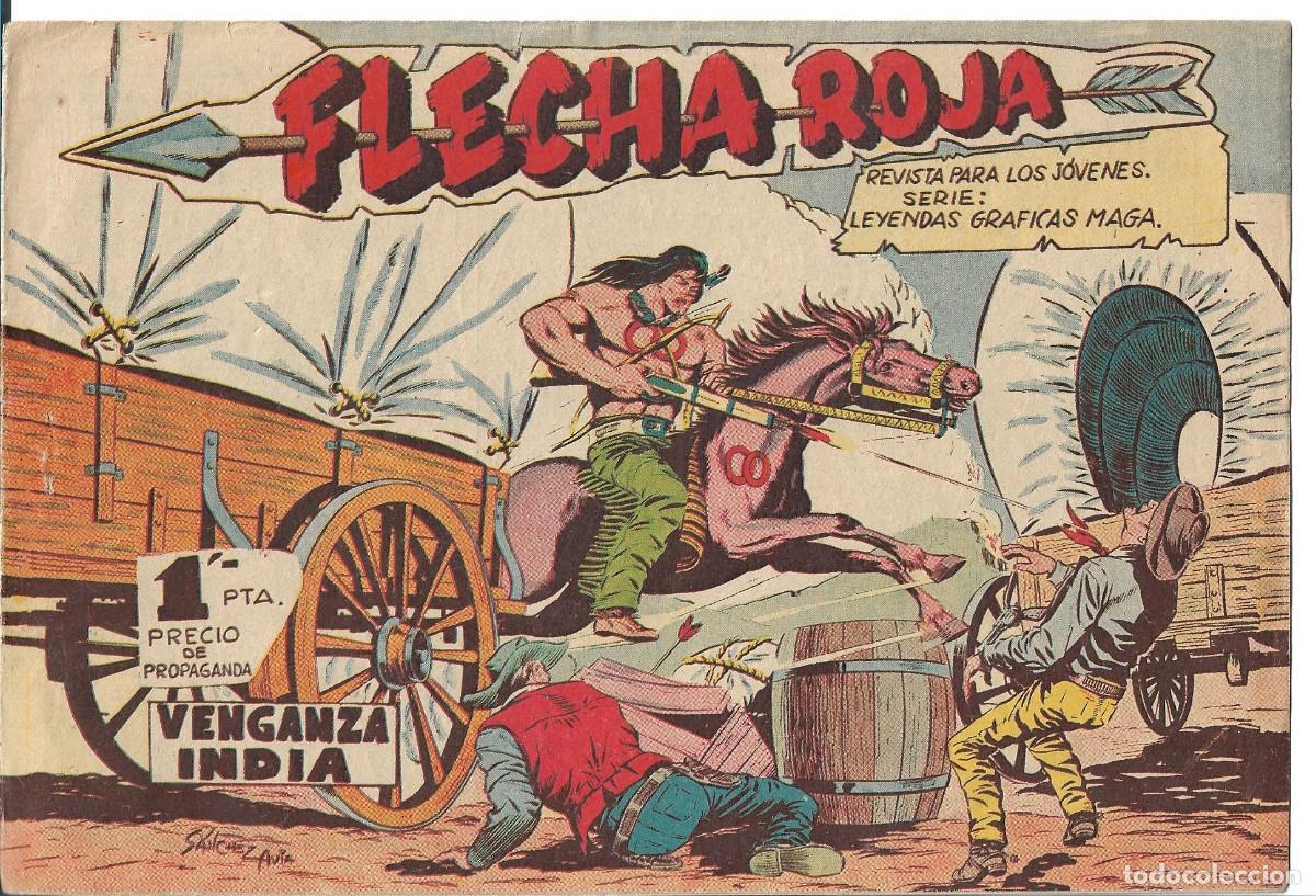 Tebeos: FLECHA ROJA - ORIGINAL - COMPLETA - Foto 1