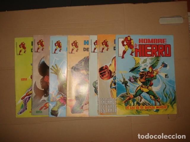 Tebeos: Hombre de Hierro, 1981, completa, 7 n&uacute;meros, Surco, impecables - Foto 1
