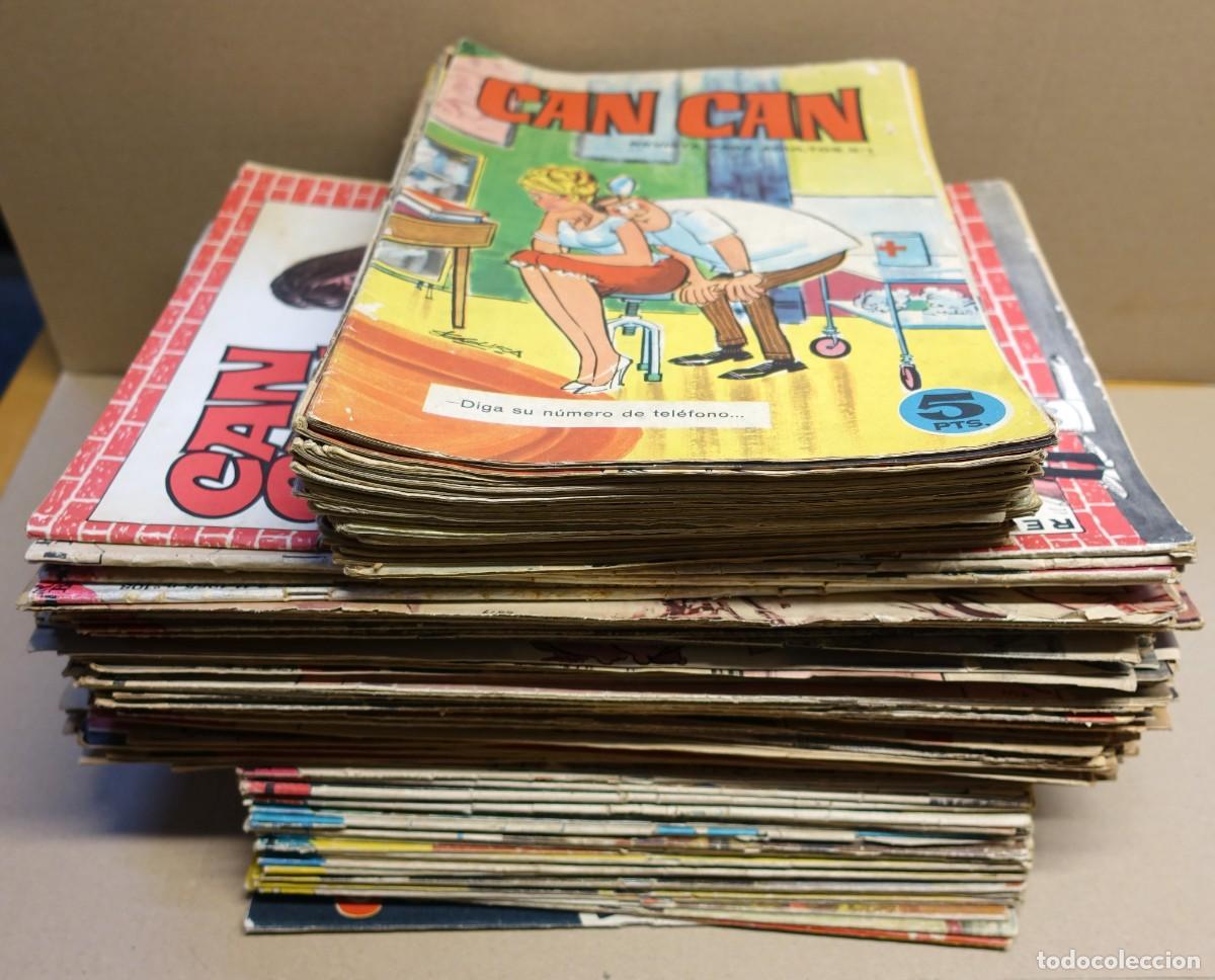 Tebeos: &iexcl;OFERTA! CAN CAN 2&ordf; &Eacute;POCA. GRAN LOTE DE 182 EJEMPLARES (CON 7 EXTRAS) BRUGUERA 1963. LEER