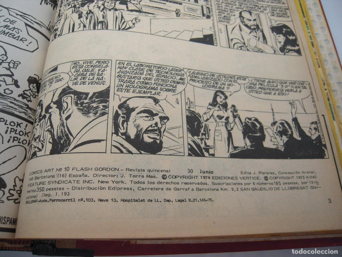 Tebeos: tomo flash gordon numeros de 2 al 11 vertice - Foto 5