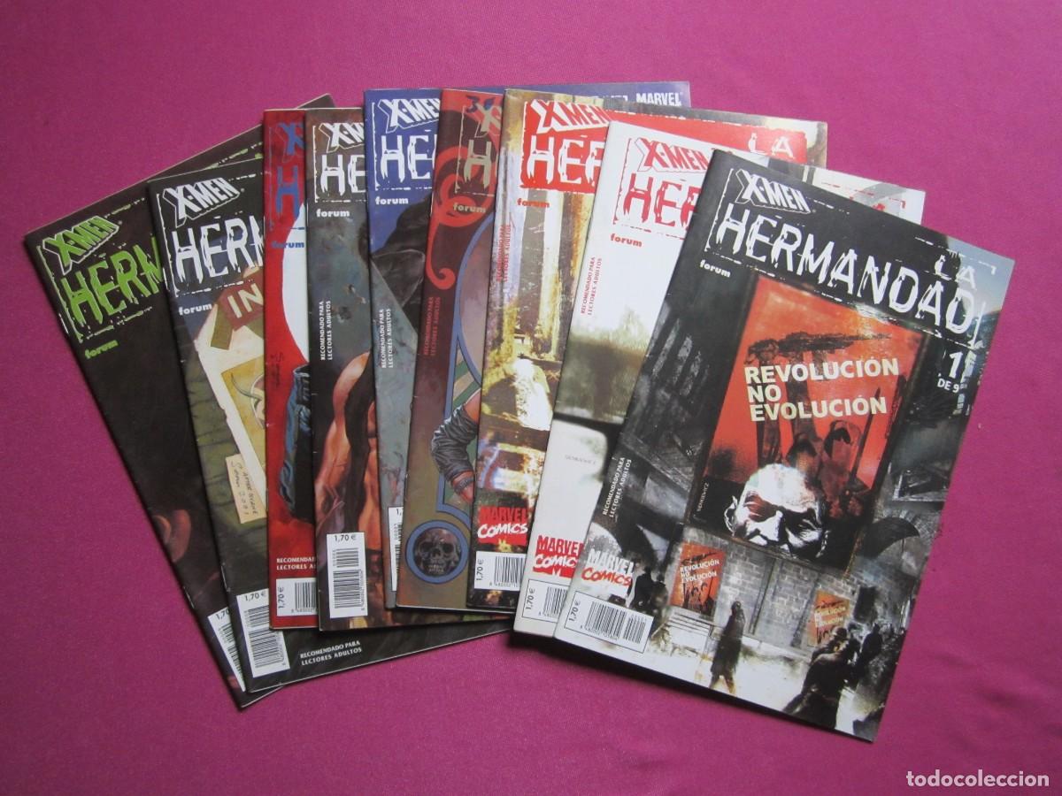 Tebeos: X MEN LA HERMANDAD 9 COMPLETA FORUM L13 6 - Foto 3