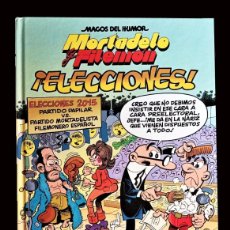Tebeos: MAGOS DEL HUMOR, Nº 179: MORTADELO Y FILEMÓN: ¡ELECCIONES! - EDICIONES B (2015) - 1ª EDICIÓN