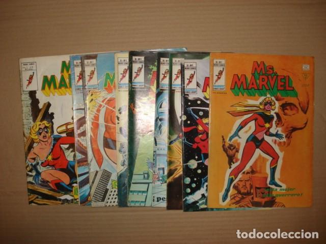 Tebeos: Ms. Marvel, 1978, Vertice, completa, 9 n&uacute;meros, buen estado - Foto 1