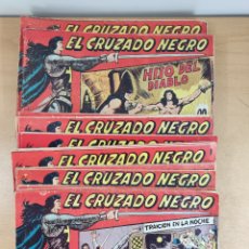 Tebeos: EL CRUZADO NEGRO / ORIGINAL 1961, EDITORIAL MAGA / 56 NUMEROS, COMPLETA.