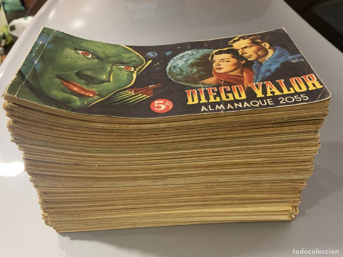 Tebeos: Diego Valor.1&ordf;. Original. Completa y Almanaque 2055 - Foto 2