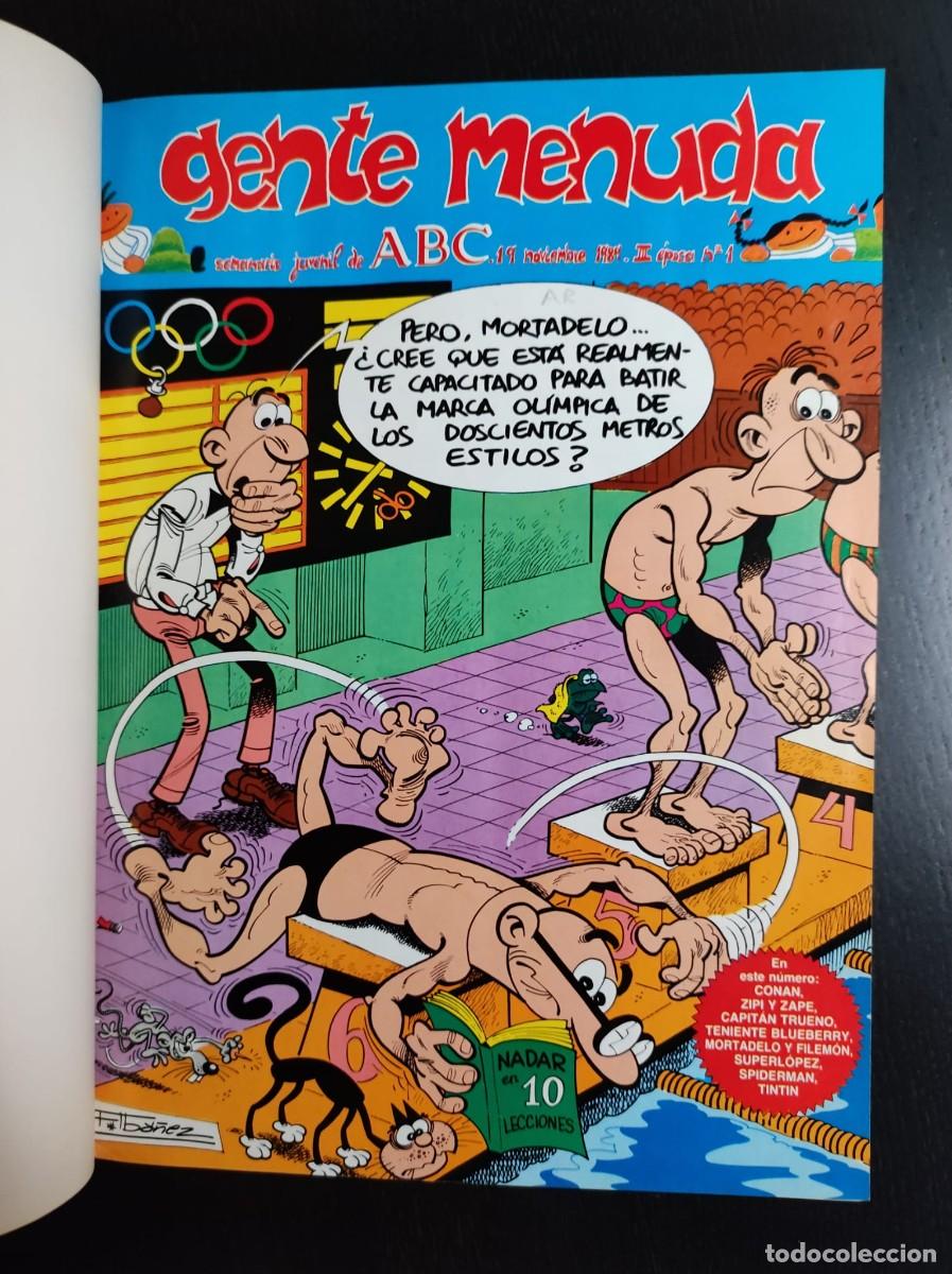 Tebeos: Colecci&oacute;n completa y encuadernada Gente Menuda (ABC) - Foto 2