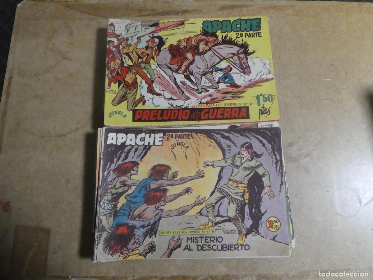 Tebeos: Apache 2&ordf; parte, colecci&oacute;n completa original, 76 n&uacute;meros, editorial maga 1960 - Foto 1