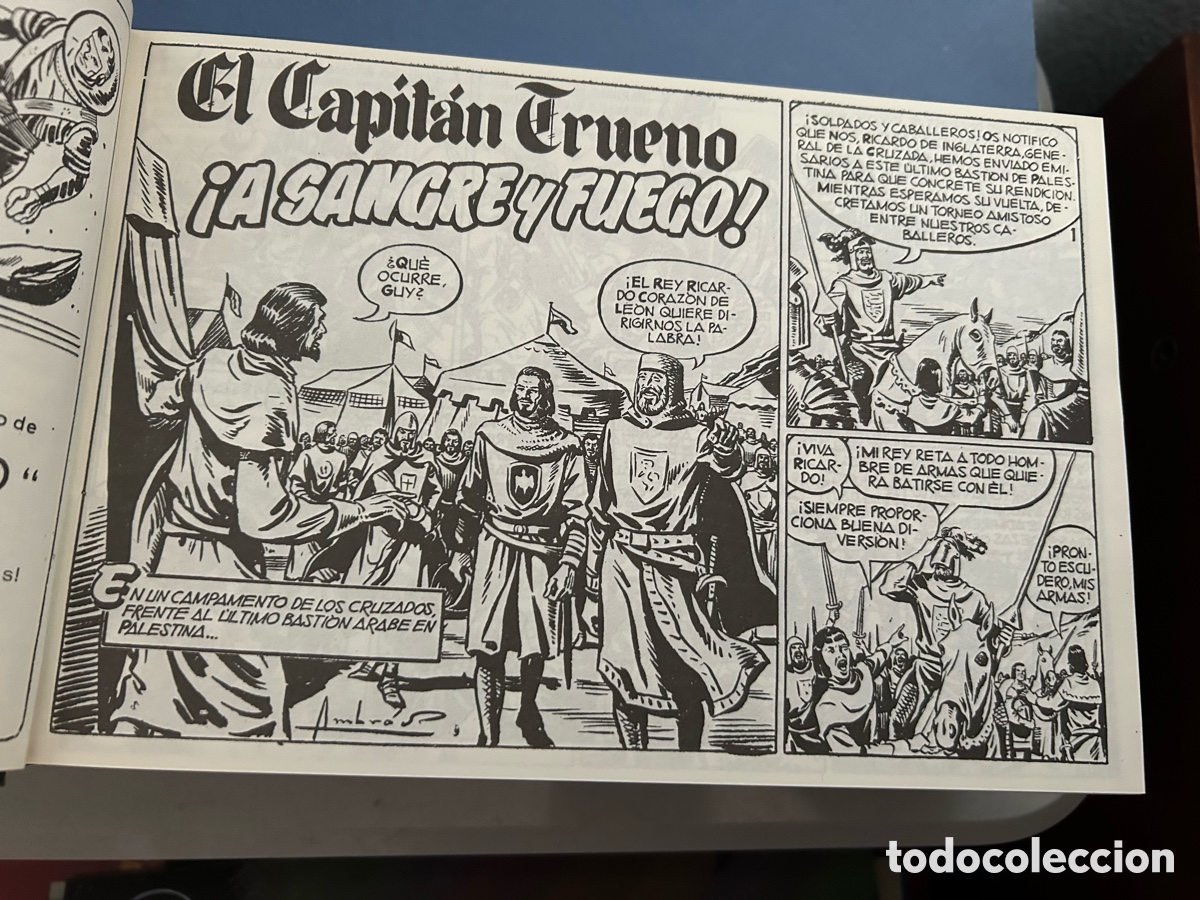 Tebeos: 7 TOMOS CON 280 EJEMPLARES DEL CAPIT&Aacute;N TRUENO - Foto 2