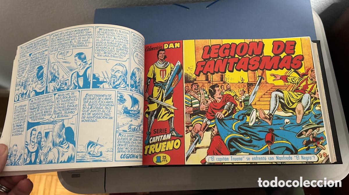 Tebeos: 7 TOMOS CON 280 EJEMPLARES DEL CAPIT&Aacute;N TRUENO - Foto 3