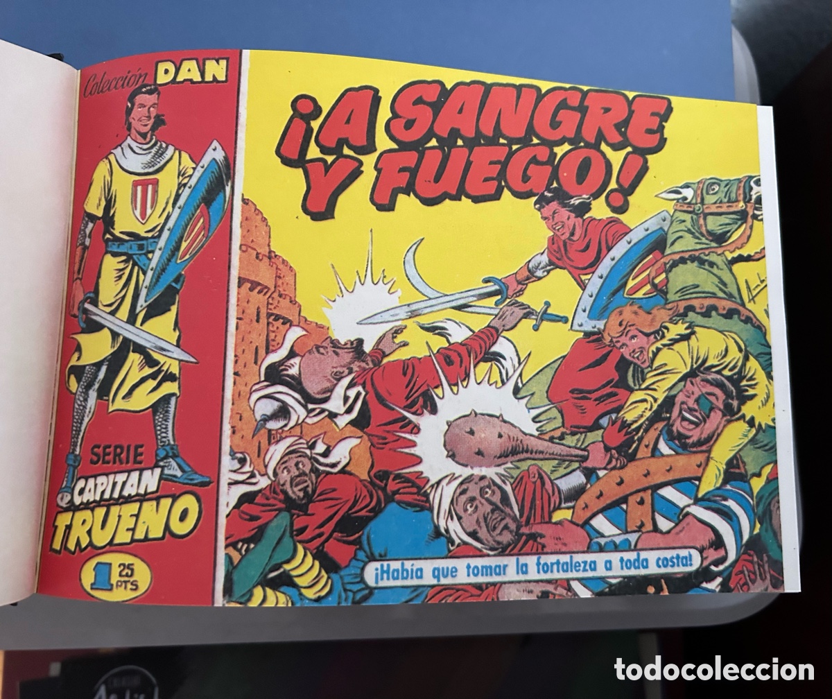Tebeos: 7 TOMOS CON 280 EJEMPLARES DEL CAPIT&Aacute;N TRUENO - Foto 1
