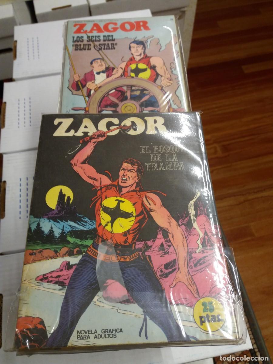 Tebeos: ZAGOR Colecci&oacute;n Completa 76 ejemplares Buru Lan - Foto 1