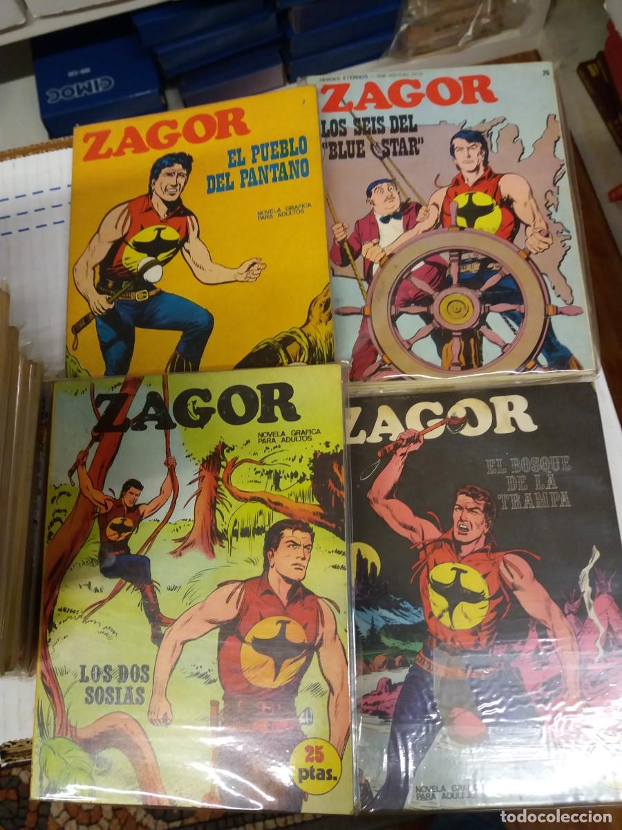 Tebeos: ZAGOR Colecci&oacute;n Completa 76 ejemplares Buru Lan - Foto 4