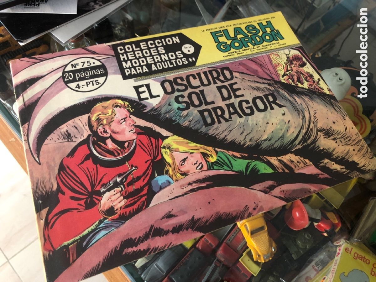 Tebeos: COLECCION COMPLETA FLASH GORDON 75 EJEMPLARES EDITORIAL DOLAR - Foto 8