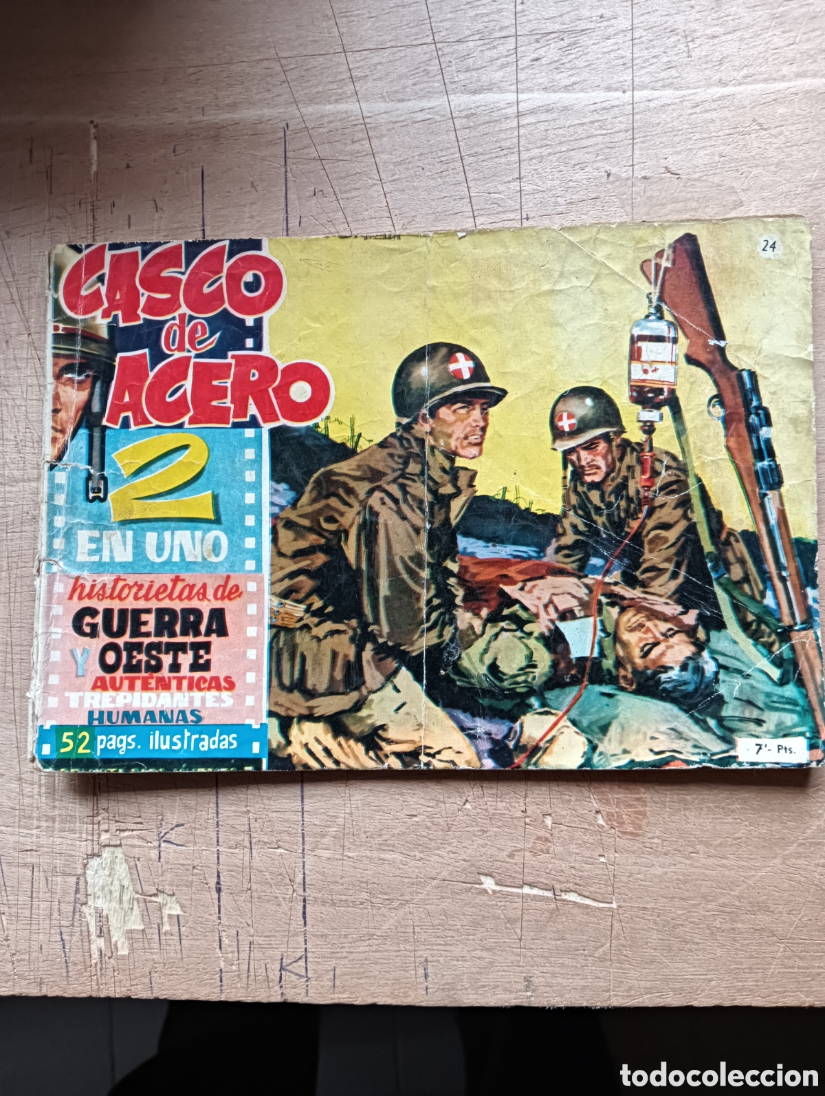 Tebeos: Casco de acero 2 en uno n24 - Foto 1