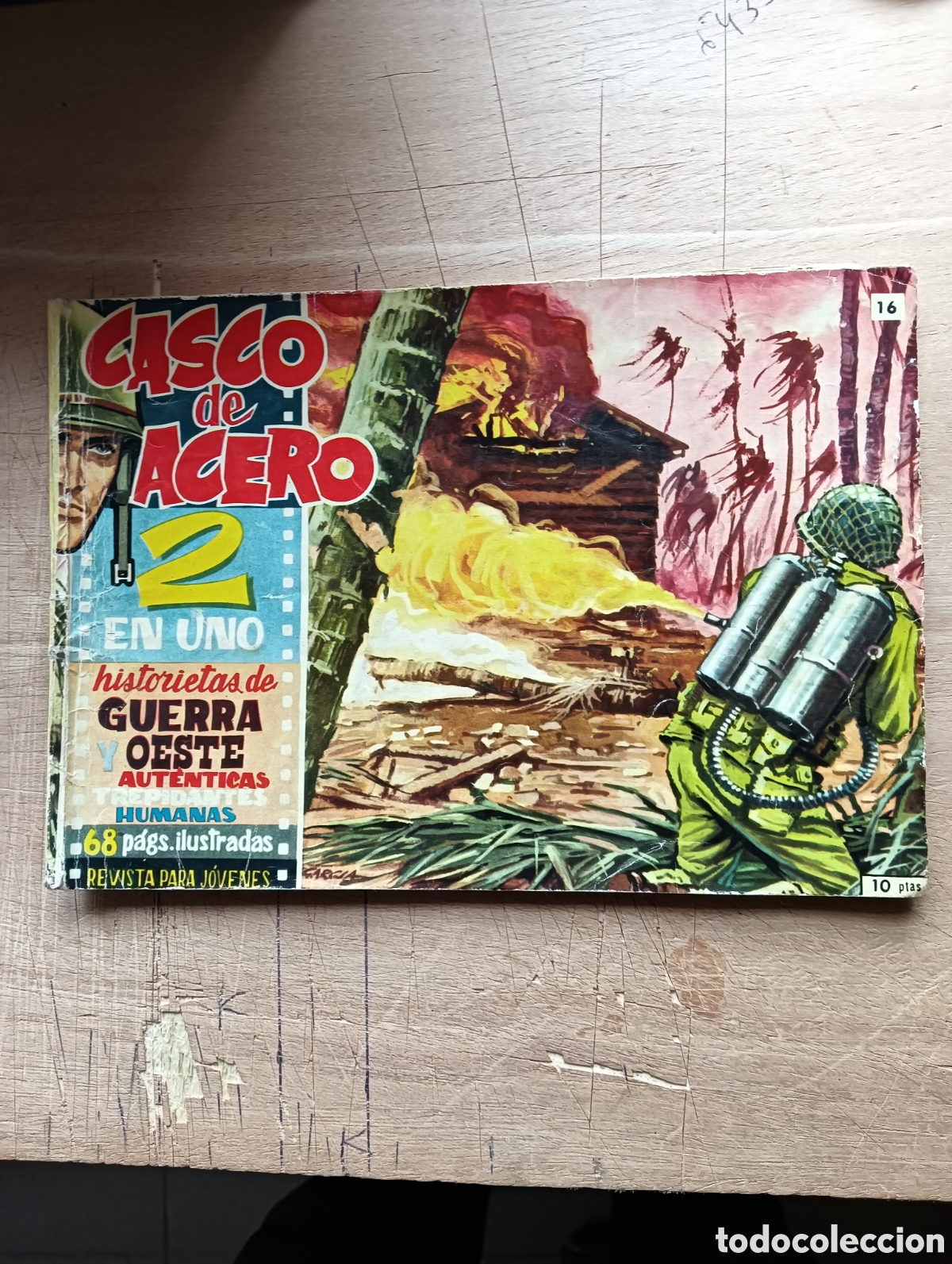 Tebeos: Casco de acero 2 en uno n16 - Foto 1