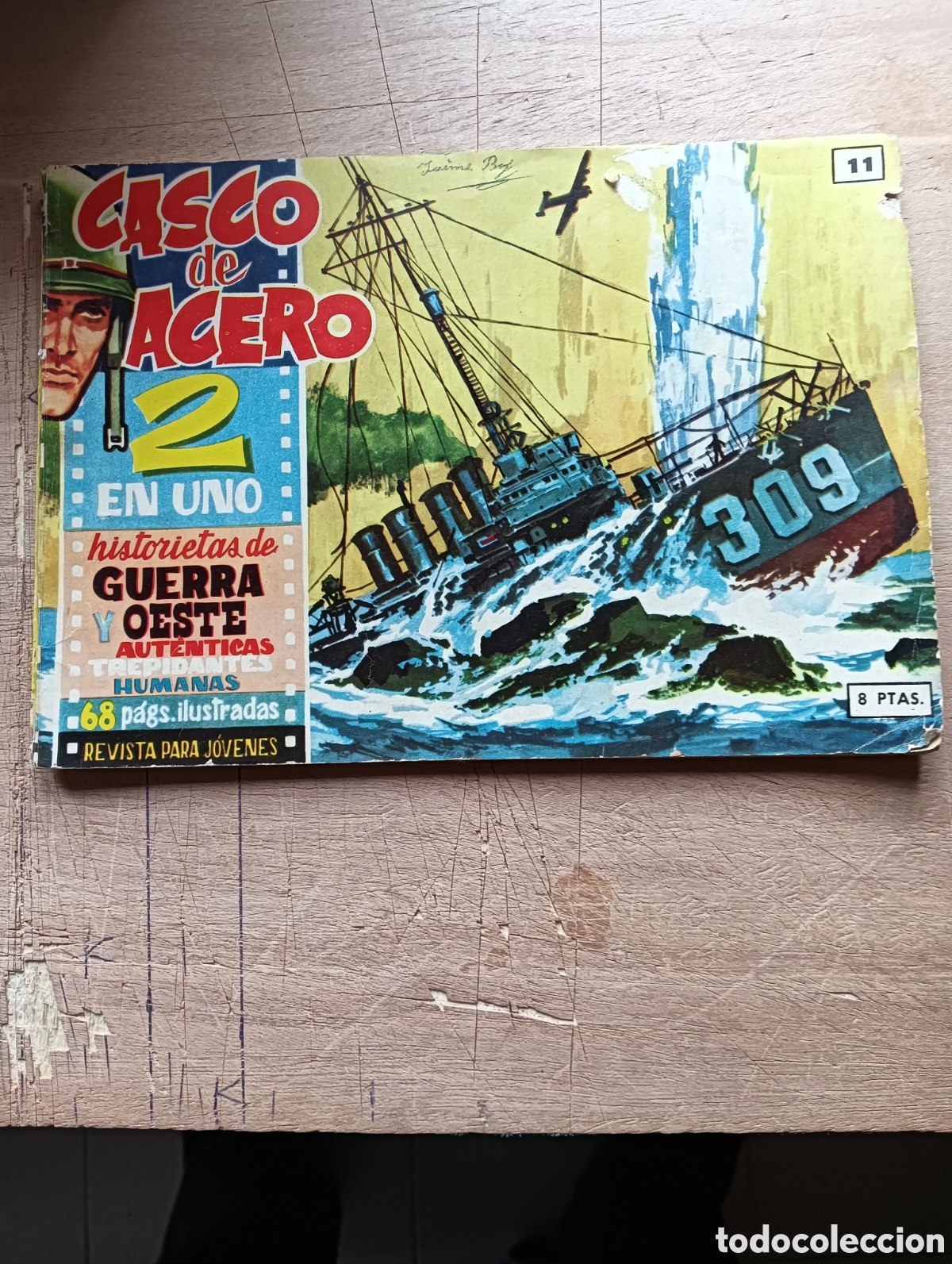 Tebeos: Casco de acero 2 en uno n11 - Foto 1