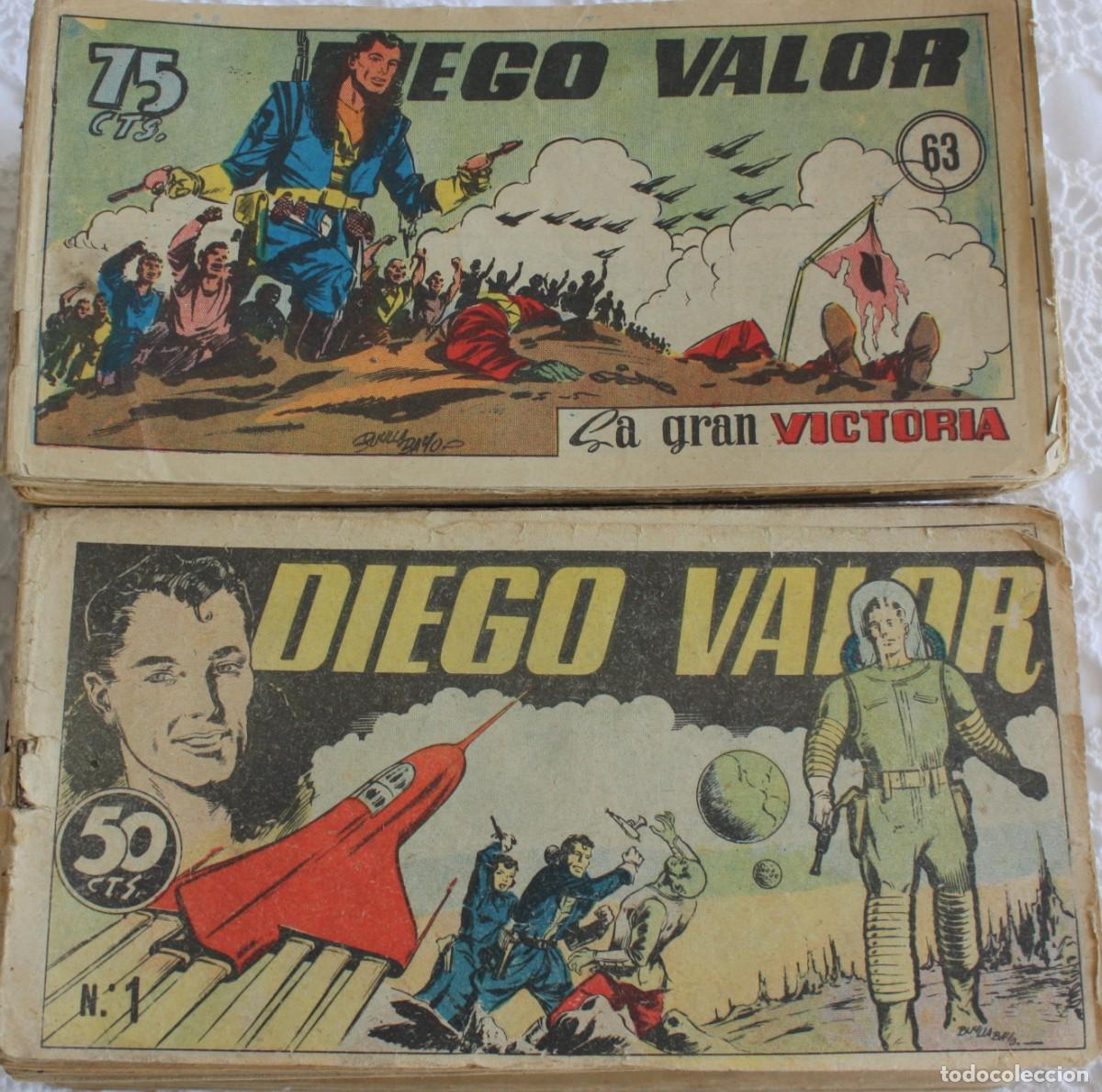 Tebeos: DIEGO VALOR - ORIGINAL COMPLETA + ALMANAQUE - Foto 1