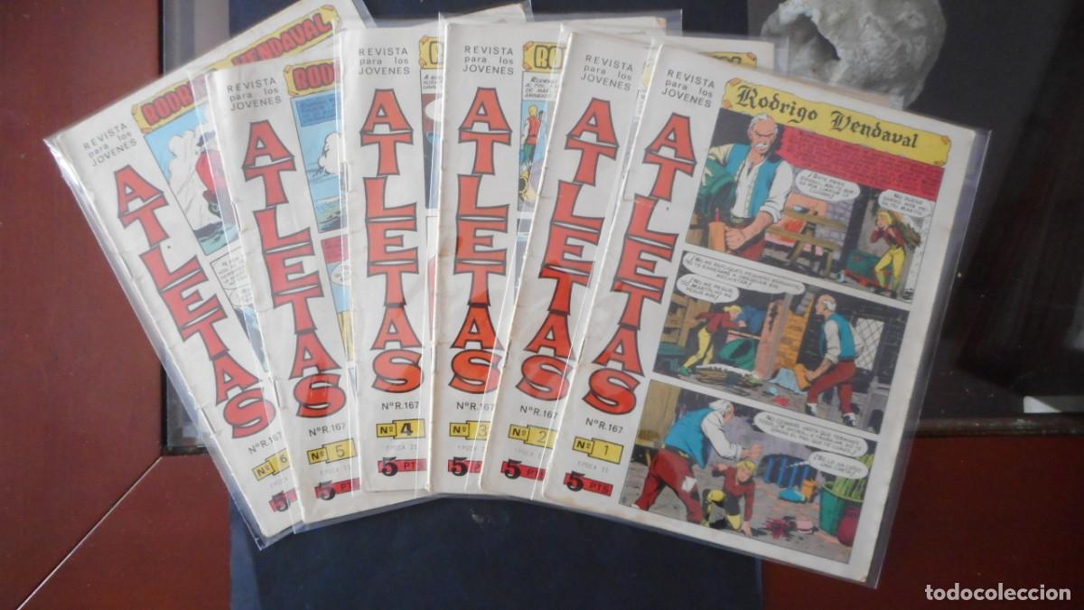 Tebeos: COLECCI&Oacute;N COMPLETA ( 6 N&Uacute;MEROS) ATLETAS/ C- CC - Foto 1