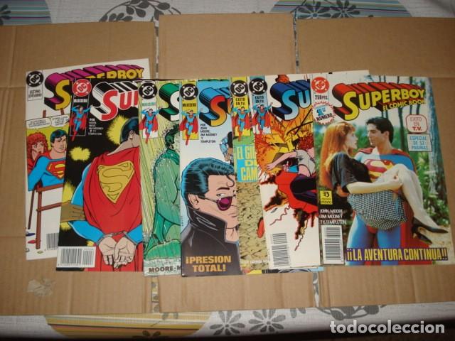 Tebeos: Superboy: el comic book, 1991, completa, 7 n&uacute;meros Zinco, impecables - Foto 1