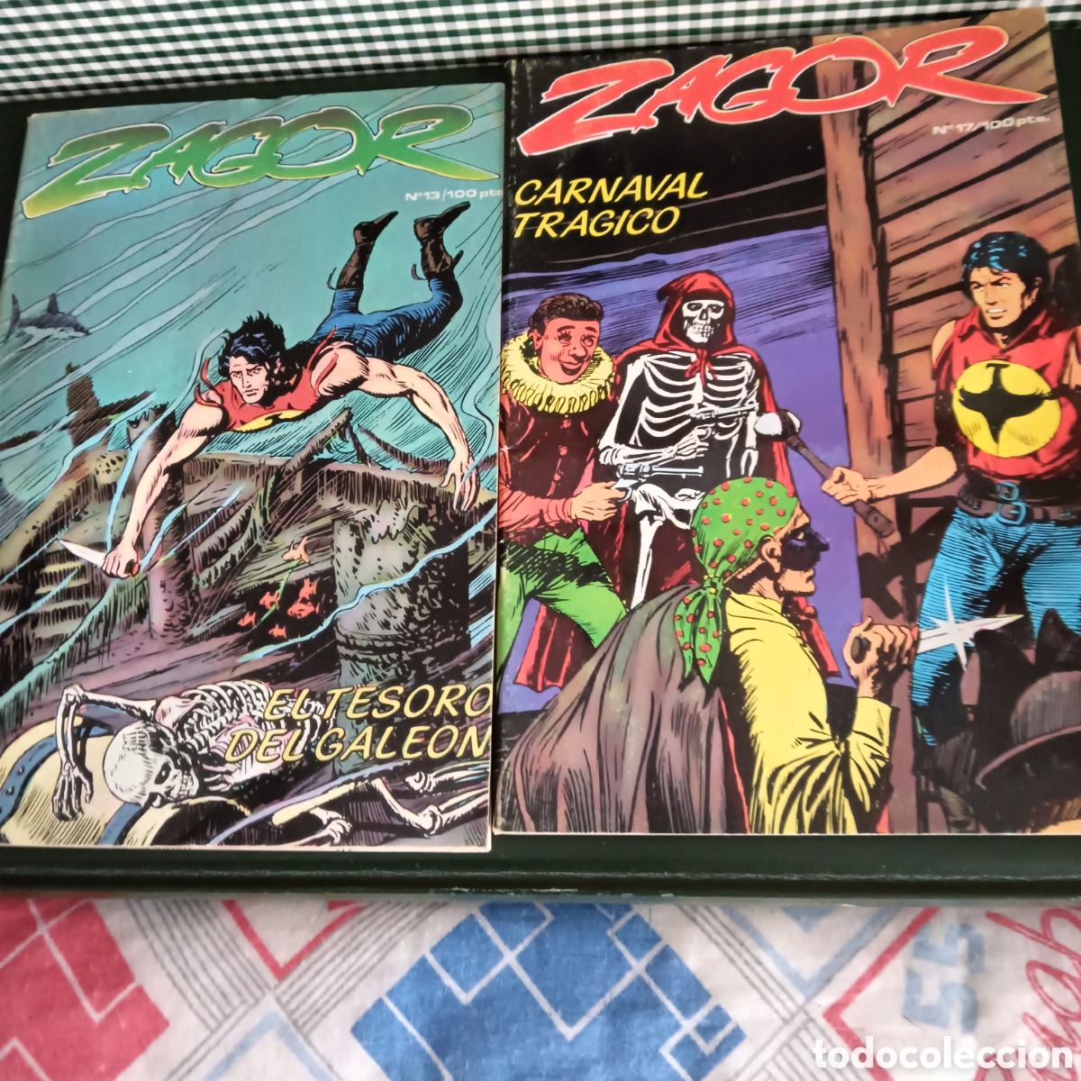 Tebeos: ZAGOR LOTE 2 N&Uacute;MEROS -13-17-EDICIONES ZINCO - Foto 1