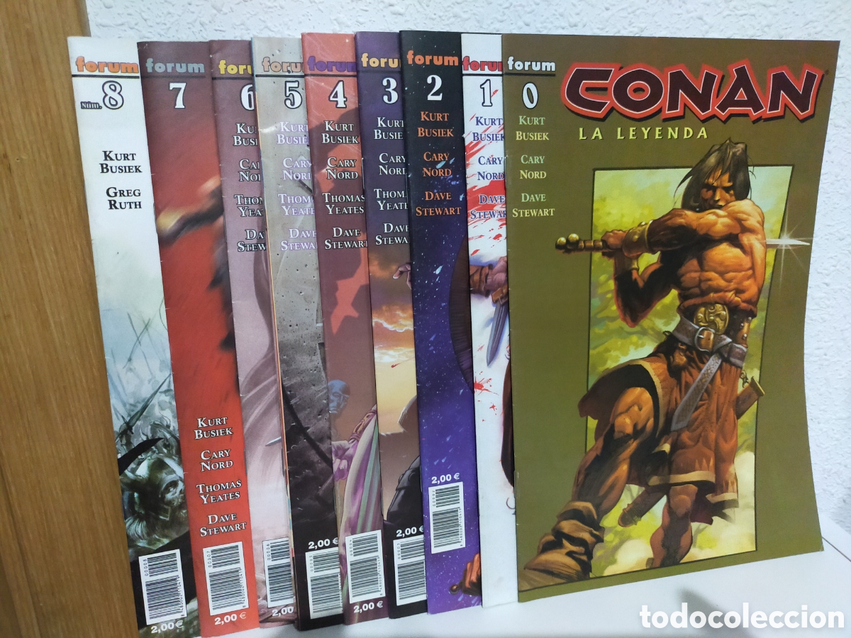 Tebeos: Conan La Leyenda, Forum, 9 primeros n&uacute;meros - Foto 1