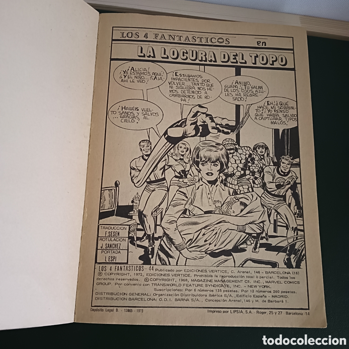 Tebeos: LOS 4 FANT&Aacute;STICOS N&Uacute;M-44 TACO - Foto 5