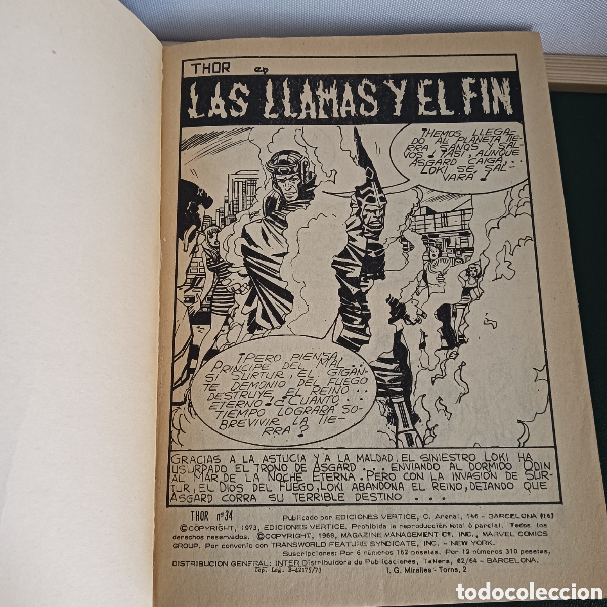 Tebeos: THOR N&Uacute;M-34 TACO EN BUEN estado - Foto 2