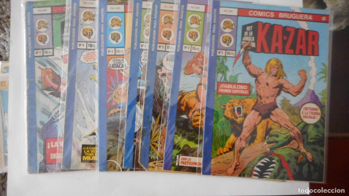 Tebeos: KAZAR COLECCI&Oacute;N COMPLETA ( 7 N&Uacute;MEROS) /C-21 - Foto 1