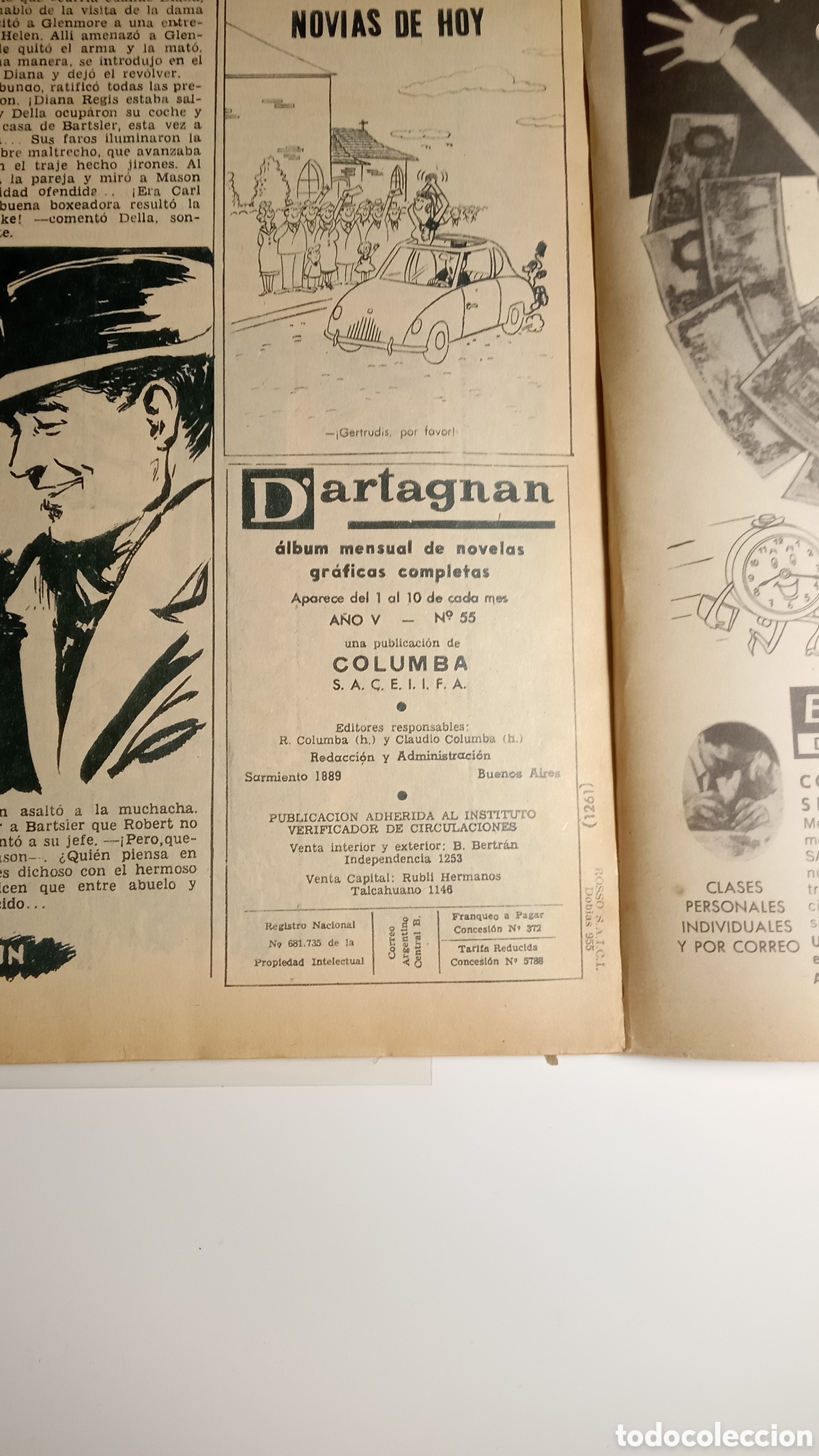 Tebeos: Dartagnan. n&deg; 55. Columba.1961 - Foto 3