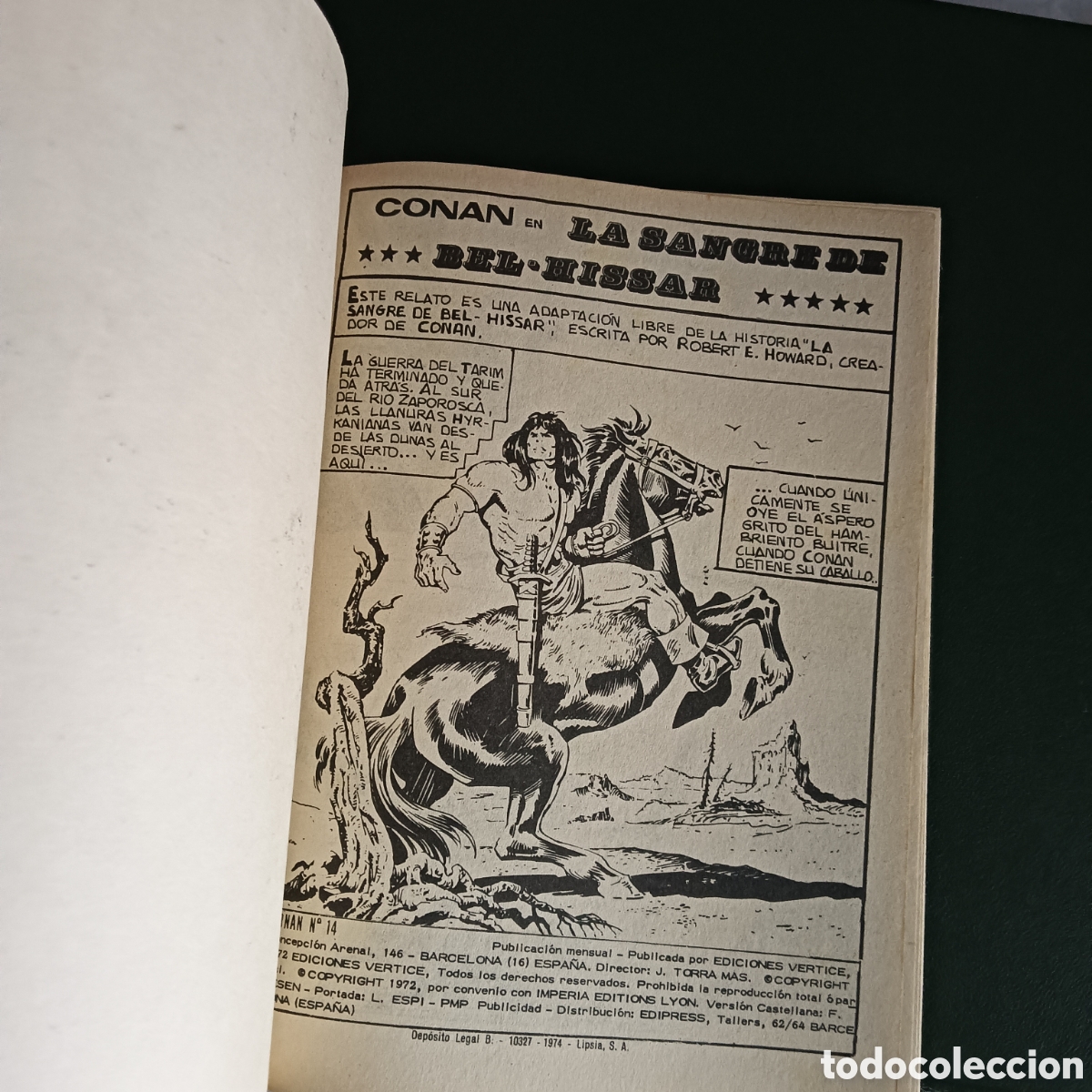 Tebeos: CONAN N&Uacute;M-14 TACO EN BUEN ESTADO - Foto 4