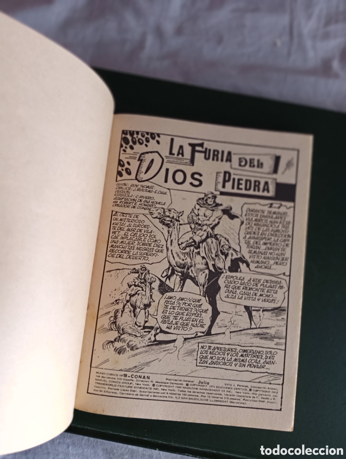 Tebeos: CONAN N&Uacute;M-18 TACO EN BUEN ESTADO - Foto 2