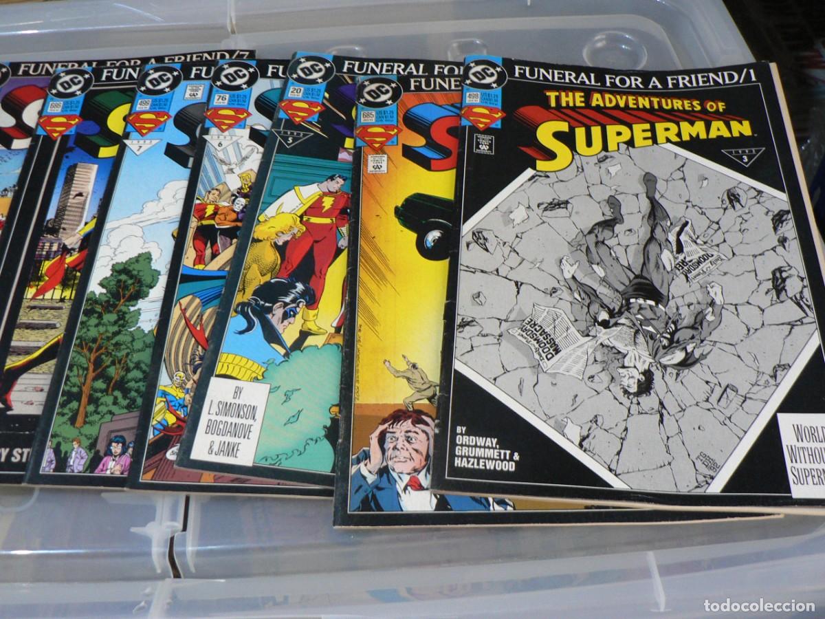 Tebeos: LOTE DE SUPERMAN EN VERSION AMERICANA Y OTROSCON 10 EJEMPLARES - Foto 1