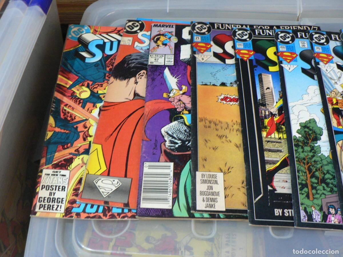 Tebeos: LOTE DE SUPERMAN EN VERSION AMERICANA Y OTROSCON 10 EJEMPLARES - Foto 2