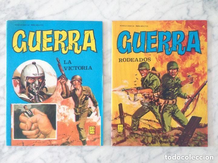 Tebeos: GUERRA - LOTE DE 2 C&Oacute;MICS - VILMAR - Foto 1