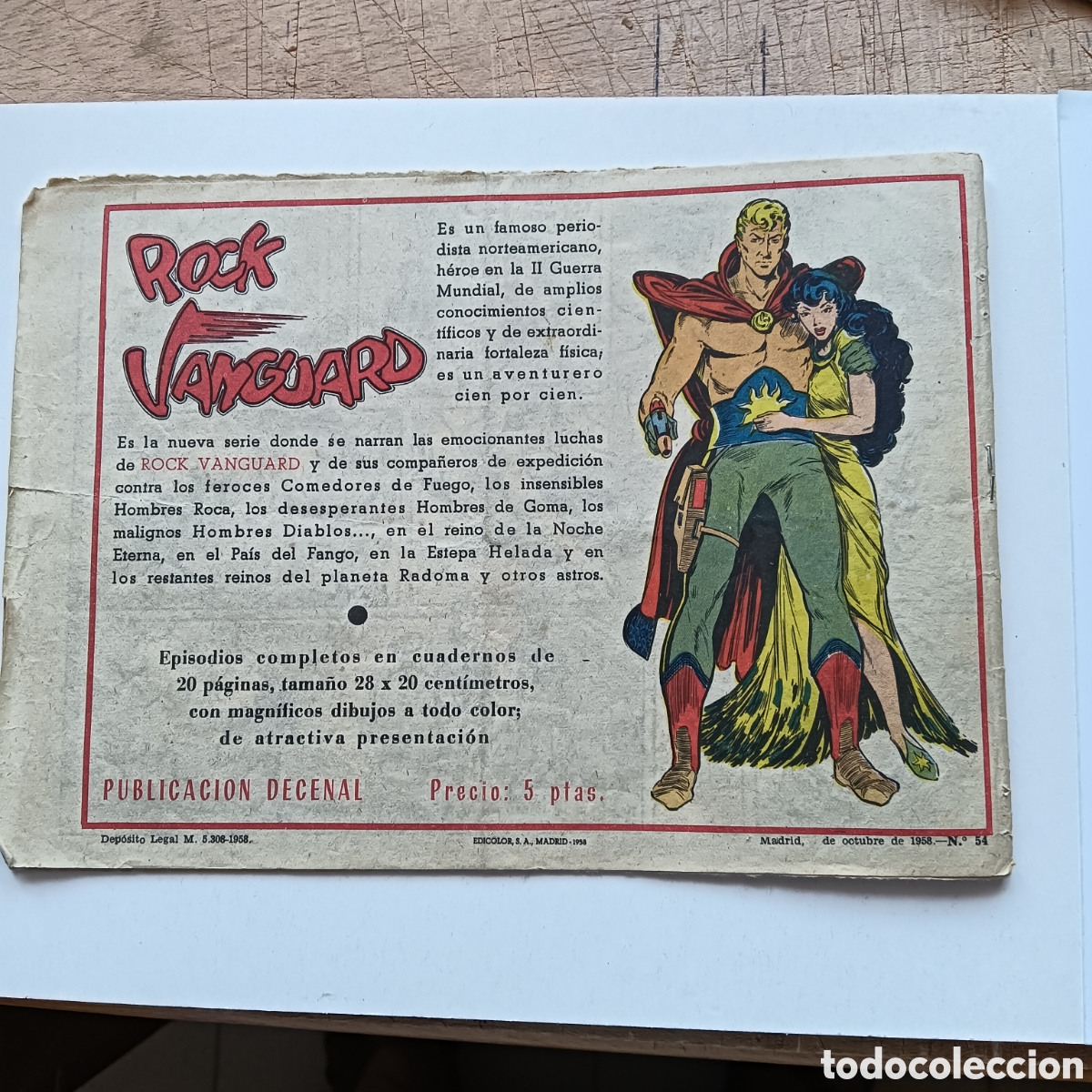 Tebeos: MENDOZA COLT N&Uacute;M -54 ORIGINAL - Foto 2