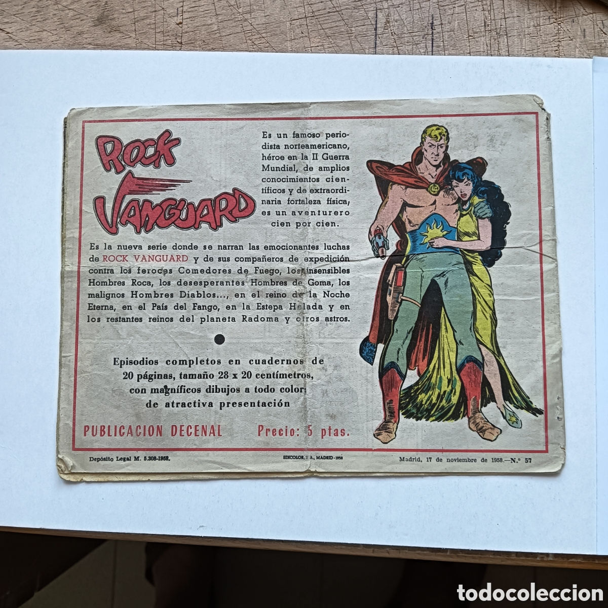 Tebeos: MENDOZA COLT N&Uacute;M -57 ORIGINAL - Foto 2