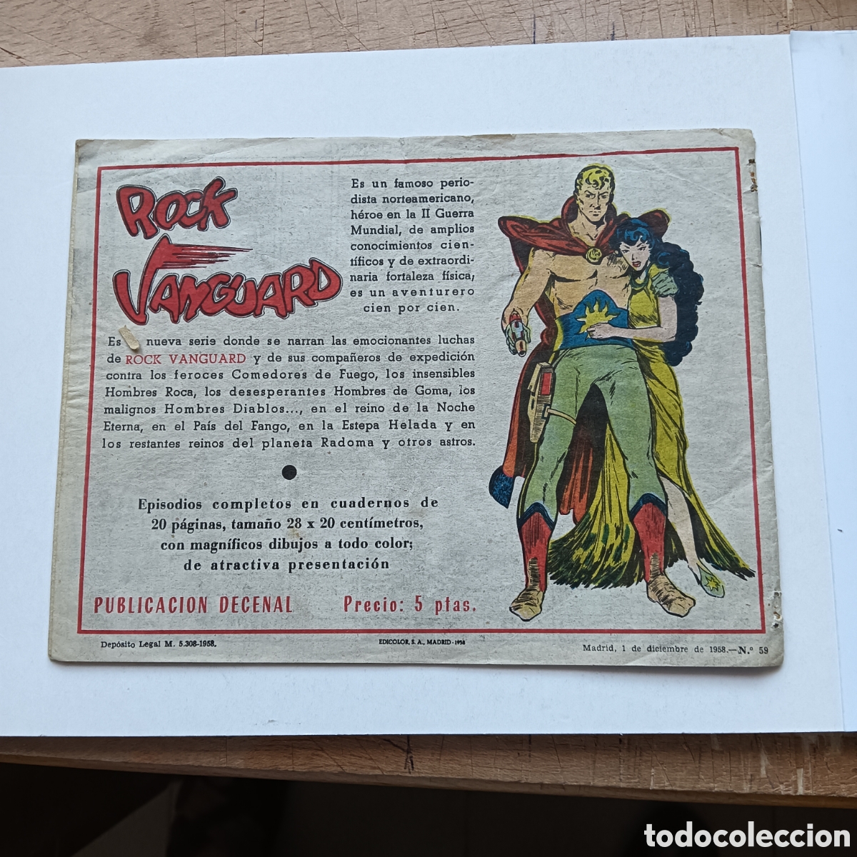 Tebeos: MENDOZA COLT N&Uacute;M -59 ORIGINAL - Foto 2