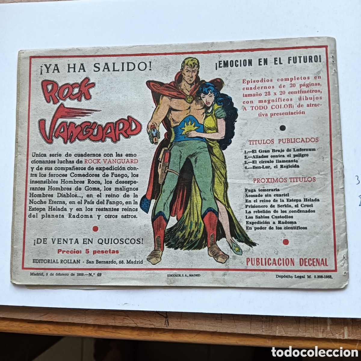 Tebeos: MENDOZA COLT N&Uacute;M -69 ORIGINAL - Foto 2
