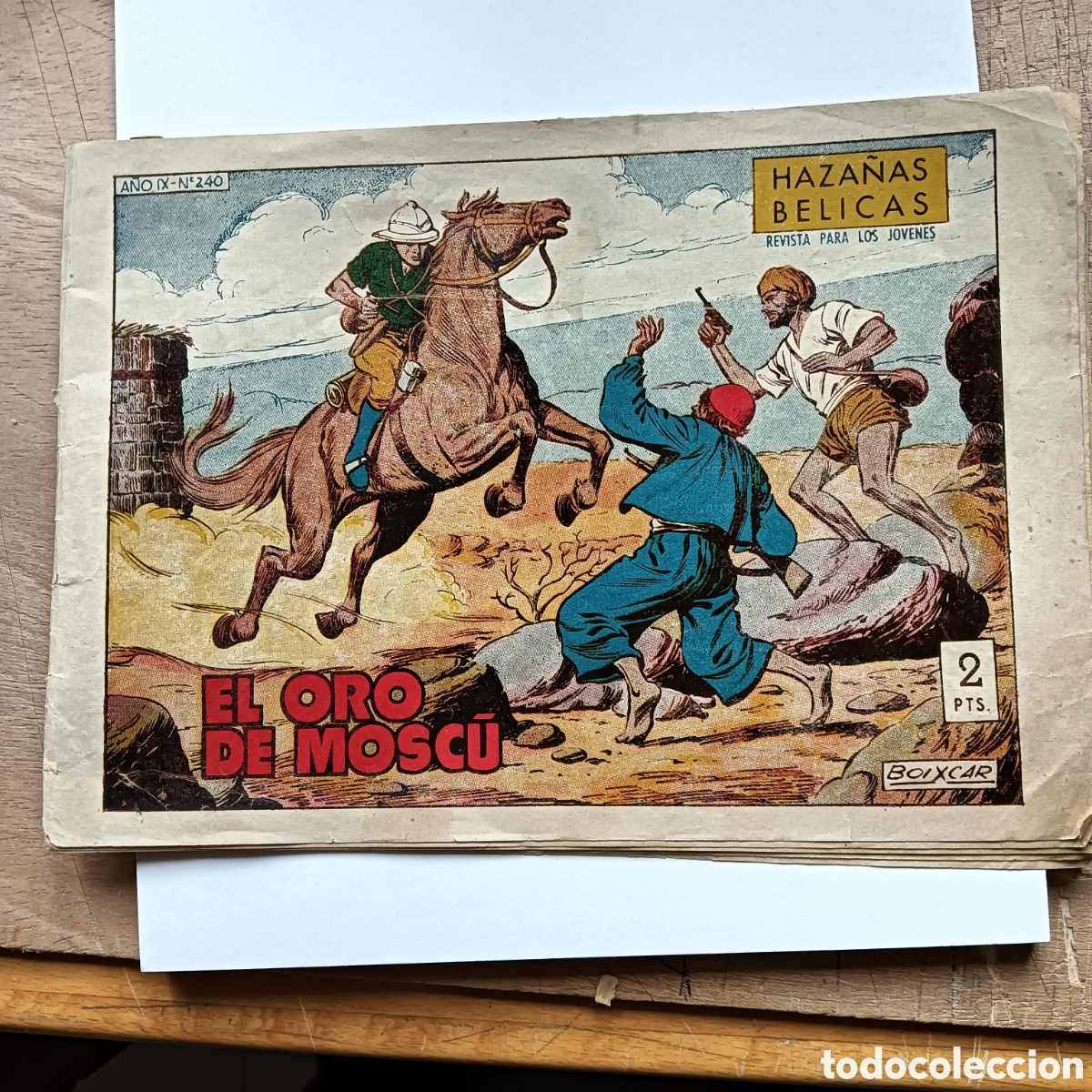 Tebeos: HAZA&Ntilde;A BELICAS NUM240 ORIGINAL - Foto 1