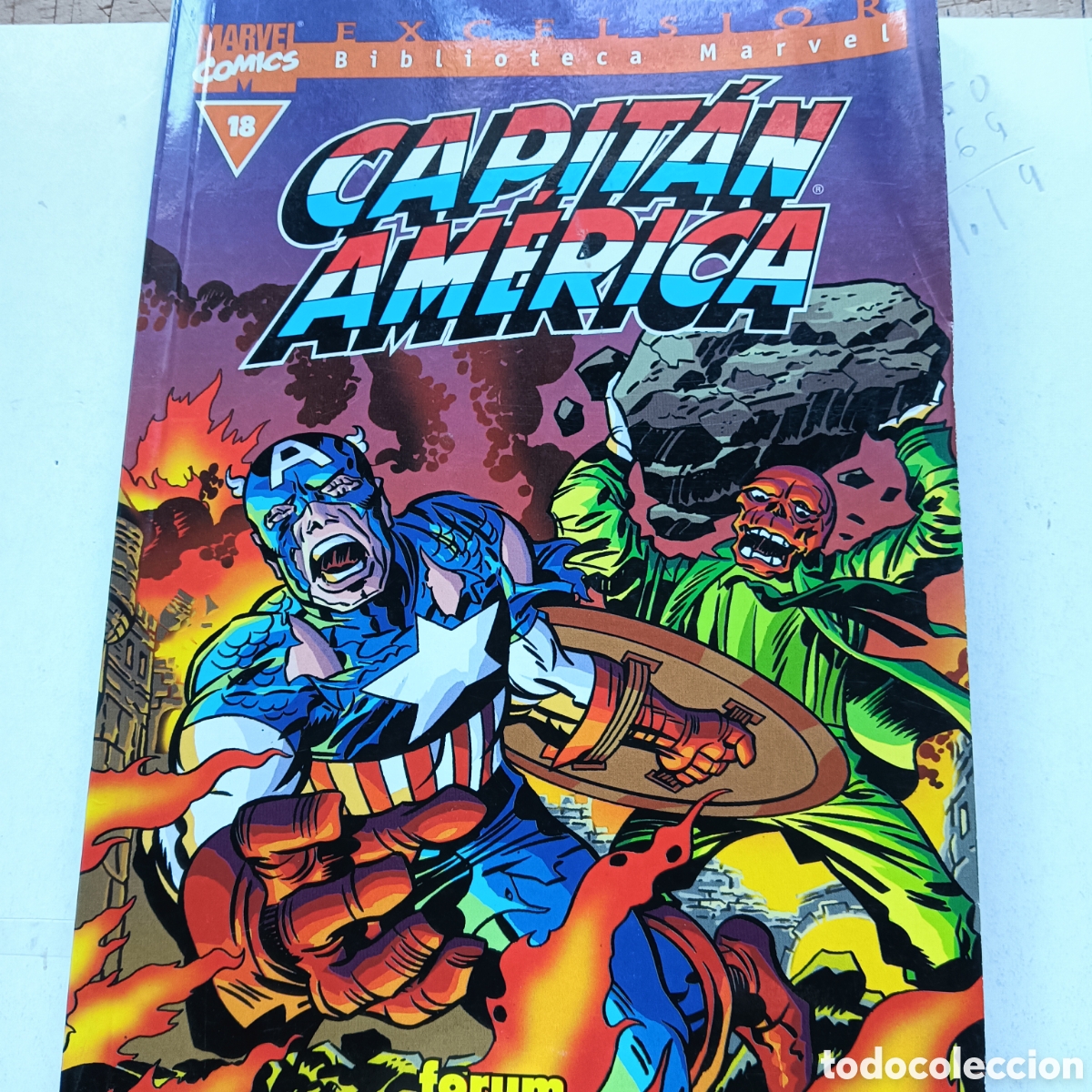 Tebeos: BIBLIOTECA MARVEL CAPITAN AM&Eacute;RICA N&Uacute;M 18 - Foto 1