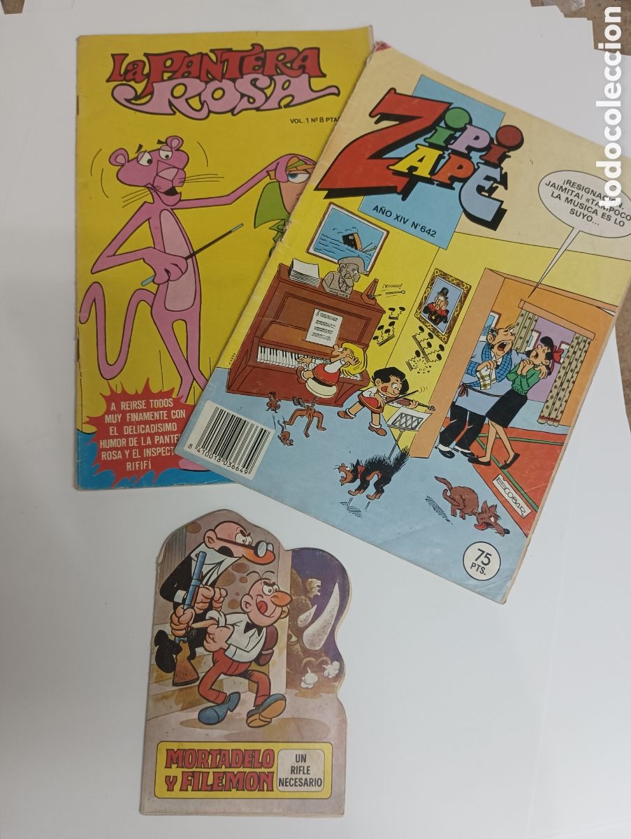 Tebeos: Pantera rosa. Zipi zape y mortadelo y filemon - Foto 1