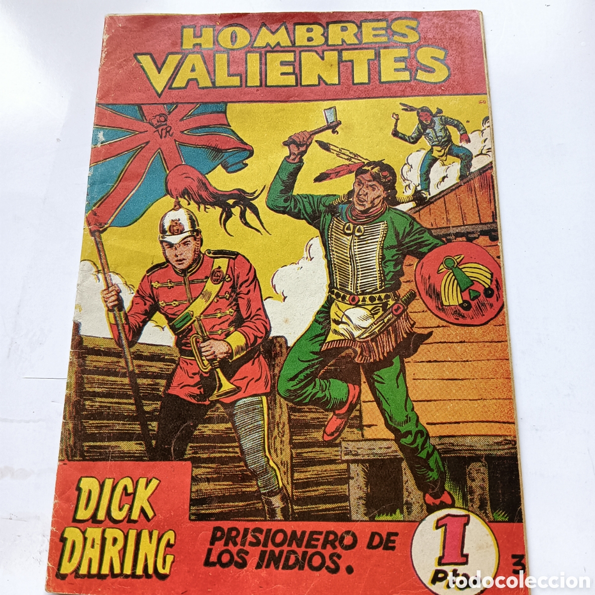 Tebeos: HOMBRES VALIENTES DICK DARING N&Uacute;M-3 ORIGINAL - Foto 1