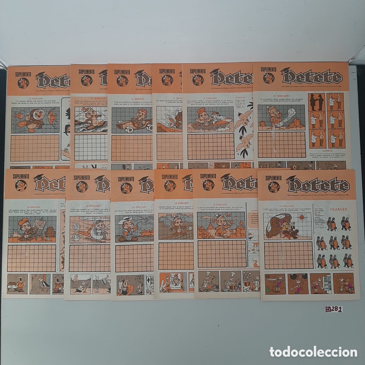 Tebeos: TEBEO. SUPLEMENTO. PETETE. 12 n&uacute;meros - Foto 1