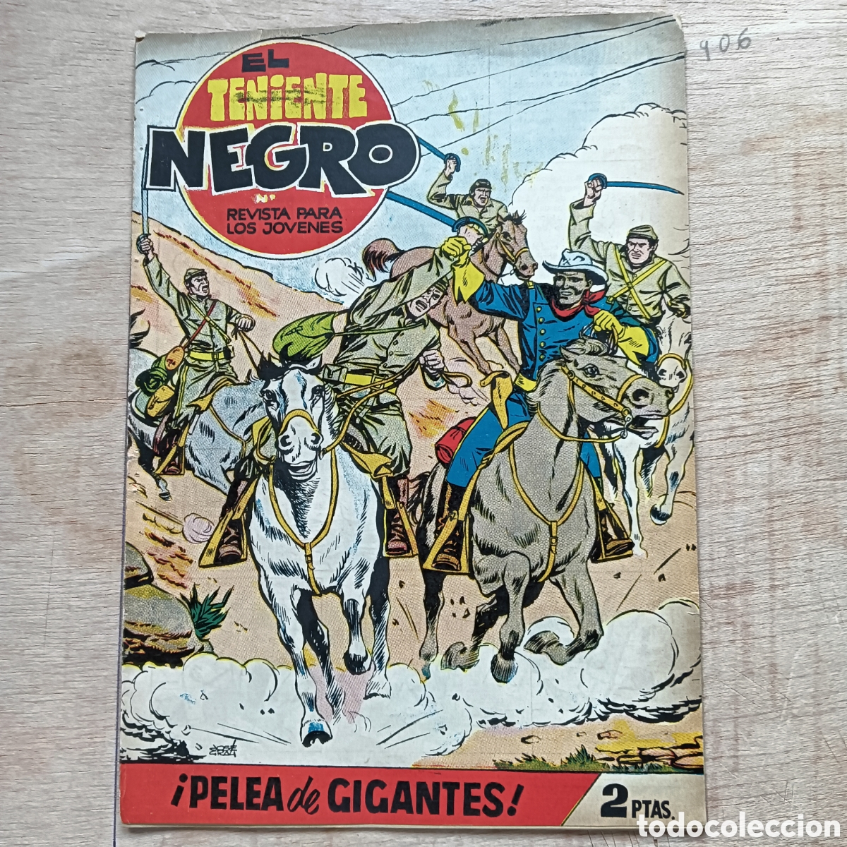 Tebeos: EL TENIENTE NEGRO N&Uacute;M 11 ORIGINAL - Foto 1