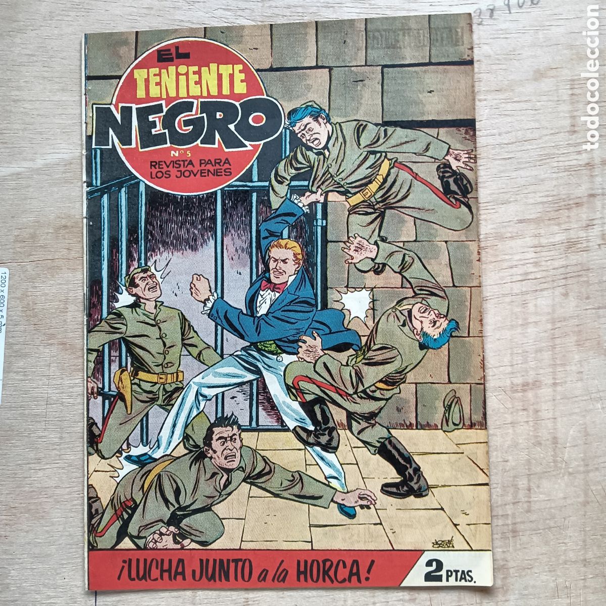 Tebeos: EL TENIENTE NEGRO N&Uacute;M 5 ORIGINAL - Foto 1