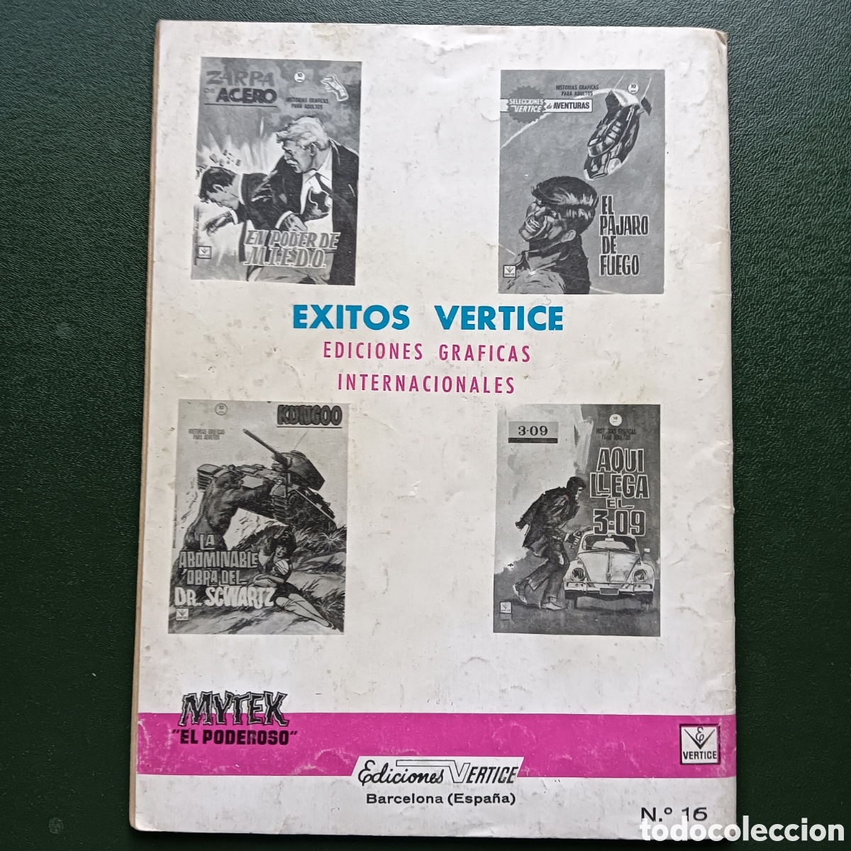 Tebeos: MYTEX EL PODEROSO N&Uacute;M 15 GRAPA - Foto 3