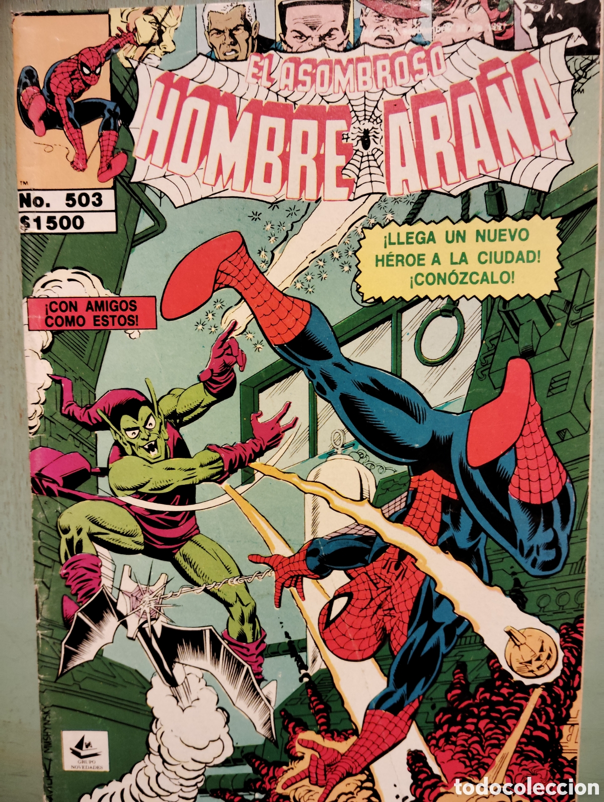 Tebeos: El Asombroso Hombre Araña 503 Novedades 1991 Duende Verde 48 pgs